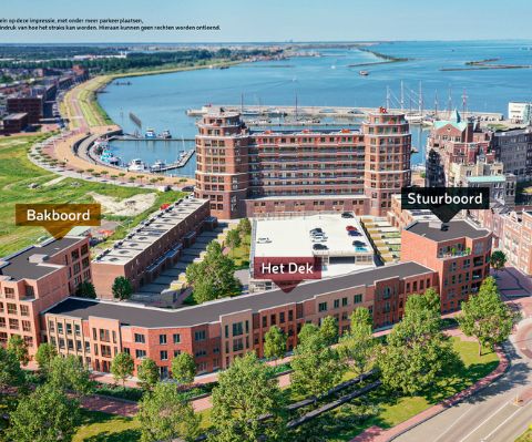 Lelystad, new built Stadsfront Bataviahaven